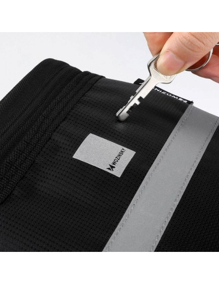 Wozinsky torba rowerowa na kierownicę z etui na telefon 2 l czarny (wbb12bk)