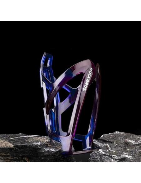 Uchwyt rowerowy rockbros fk338 na bidon - niebiesko-fioletowy