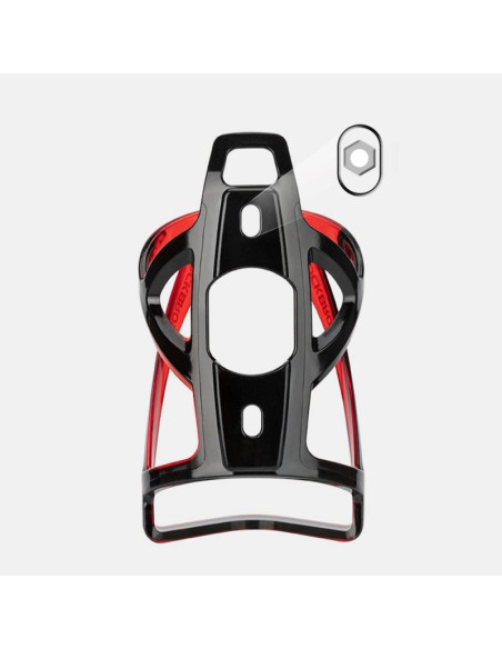 Uchwyt rowerowy rockbros fk338 na bidon - czarno-czerwony