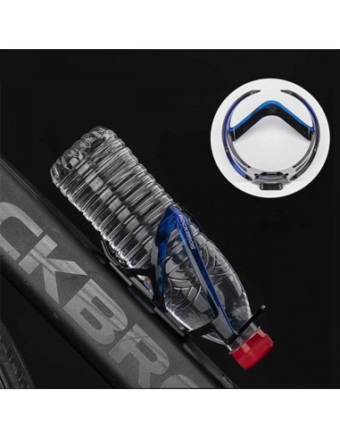 Uchwyt rowerowy rockbros fk338 na bidon - czarno-niebieski