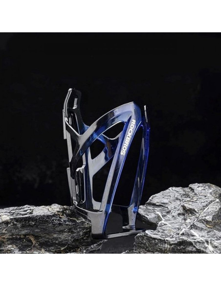 Uchwyt rowerowy rockbros fk338 na bidon - czarno-niebieski