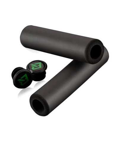 Gripy rowerowe rockbros gmbt1001bk z pianki silikonowej - czarne