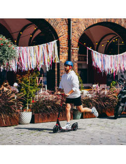 Hm209t black-red hulajnoga z hamulcem tarczowym nils extreme 2