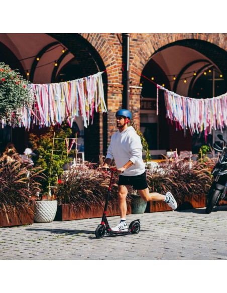 Hm209t black-red hulajnoga z hamulcem tarczowym nils extreme