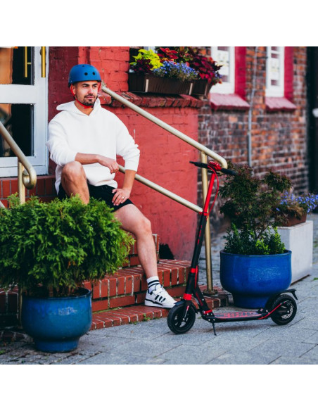 Hm209t black-red hulajnoga z hamulcem tarczowym nils extreme