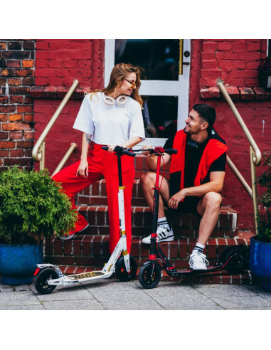 Hm209t black-red hulajnoga z hamulcem tarczowym nils extreme