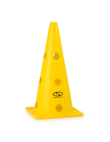 Pachołek treningowy 1 szt. - 38 cm żółty / pt1-38h-y