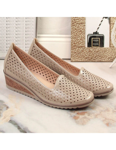 Półbuty na koturnie potocki w