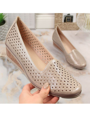 Półbuty na koturnie potocki w