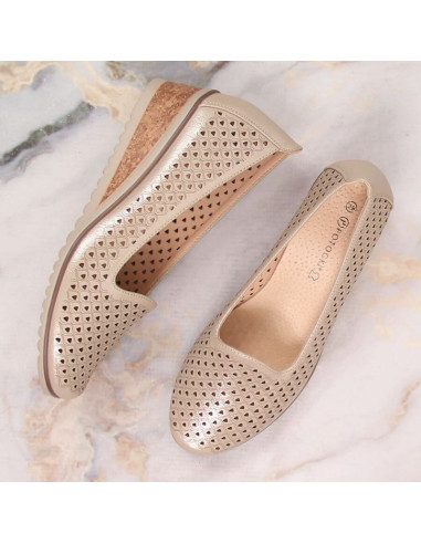 Półbuty na koturnie potocki w