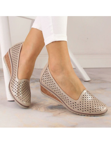 Półbuty na koturnie potocki w