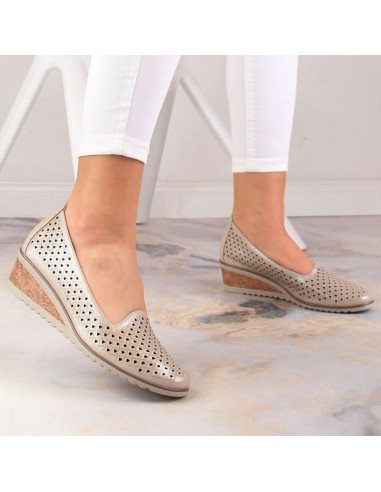 Półbuty na koturnie potocki w