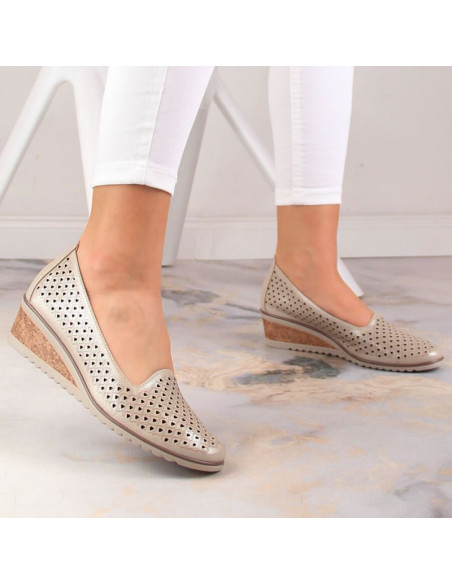 Półbuty na koturnie potocki w