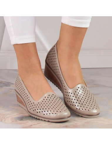 Półbuty na koturnie potocki w