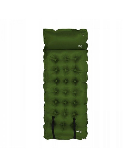 Mata samopompująca nils camp nc4018 ciemnozielona