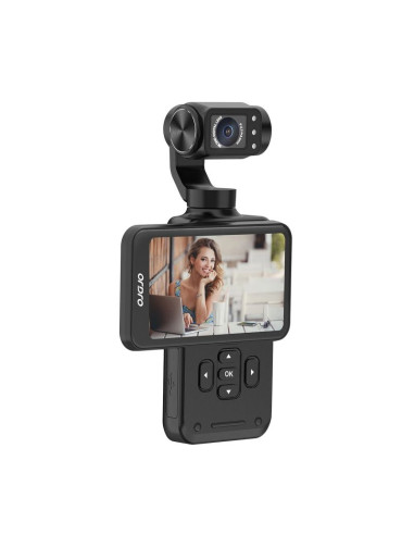 Kamera ordro pocket m5 z 3-osiowym gimbalem, 5k, do vlogowania i youtube – czarna