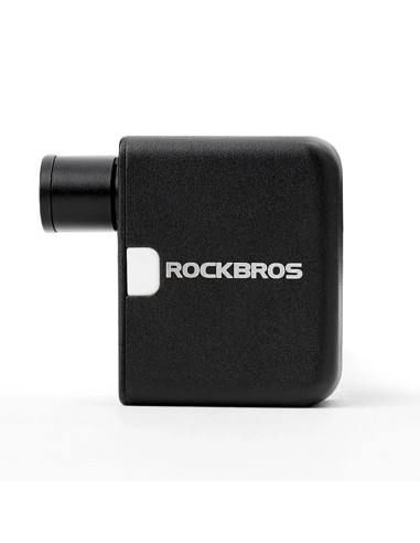 Pompka elektryczna mini rockbros 42320008001 rowerowa do zaworów schrader / presta 100psi - czarna