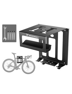 Wieszak na rower wozinsky wsw-01s wraz z zestawem montażowym - czarny