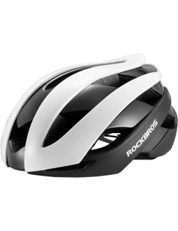 Kask rowerowy rockbros 10110004002 rozmiar m - biało-czarny