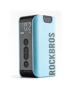 Pompka elektryczna rockbros 42520006001 kompresor z cyfrowym wyświetlaczem do piłek / balonów - niebieska