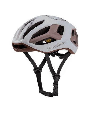 Kask rowerowy szosowy wozinsky ultralekki 54-58 cm - taupe