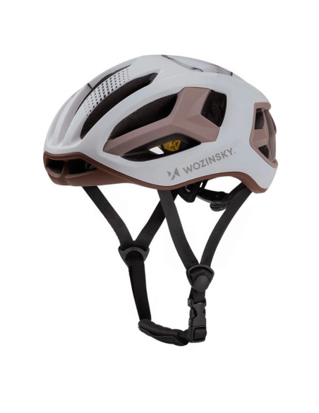 Kask rowerowy szosowy wozinsky ultracienki 57-62 cm - taupe