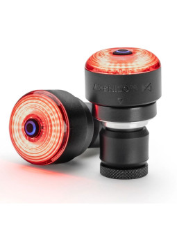 Lampki tylne wozinsky wis-01 wodoodporne inteligentne światła tylne 2 szt - czarne