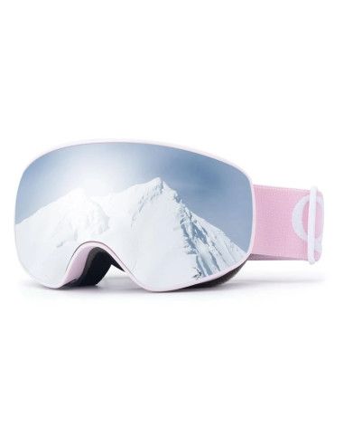 Qunature pink children's skiing goggles (medium/large children's version)