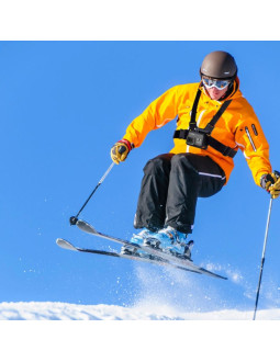 Zestaw uniwersalnych akcesoriów 63 w 1 do kamer sportowych gopro, dji, insta360, sjcam, eken (gopro 63 in 1 set) 2