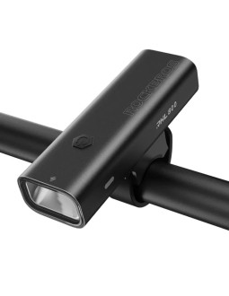 Lampka rowerowa przednia rockbros 24710012001 800 lm + kabel usb-c - usb-a - czarna