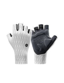 Rękawiczki kolarskie rockbros szosowe rozmiar: xl - biało-czarne
