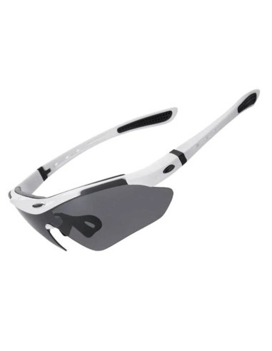 Okulary rowerowe rockbros 10142 fotochromowe uv400 - białe