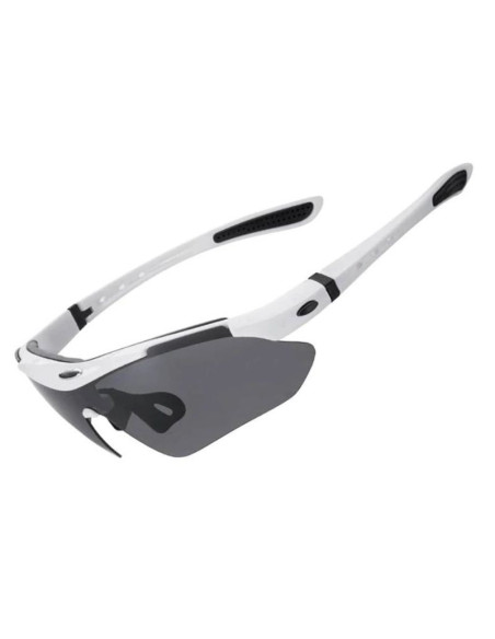 Okulary rowerowe rockbros 10142 fotochromowe uv400 - białe