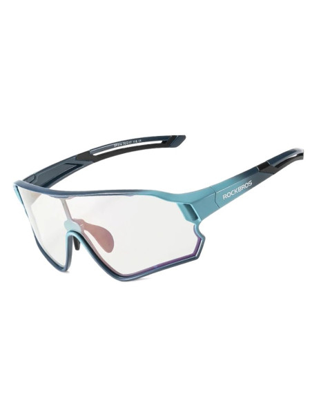 Okulary rowerowe rockbros 14110009005 polaryzacyjne dla dzieci 8-14 lat - niebieskie