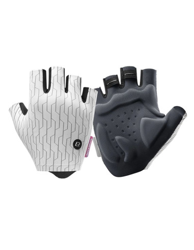 Rękawiczki kolarskie rockbros mtb rozmiar: s - biało-czarne