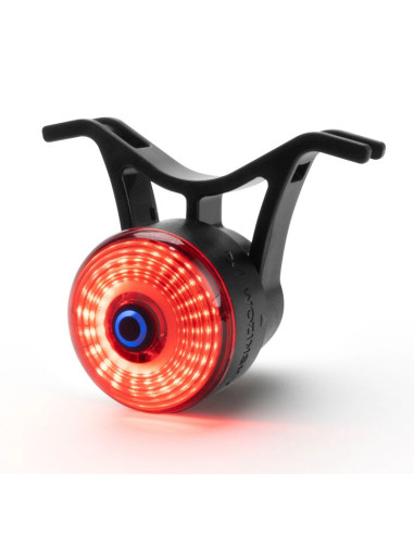 Lampka tylna wozinsky wis-02 wodoodporna inteligentna światło tylne 1 szt. - czarne