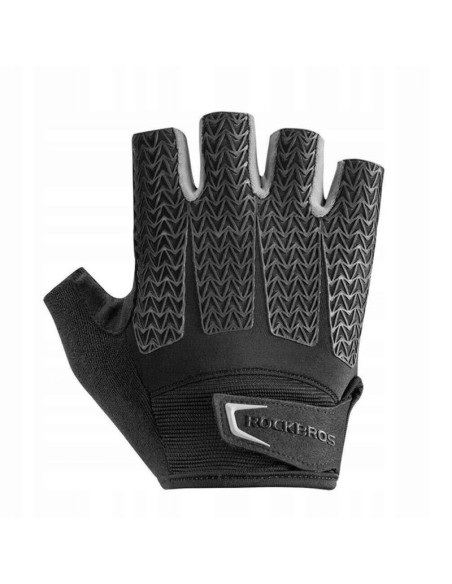 Rękawiczki rowerowe rockbros s169bgr xxl z wkładkami żelowymi - szare