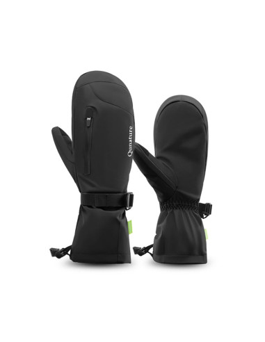 Rękawice narciarskie qunature full length rozmiar m - czarne