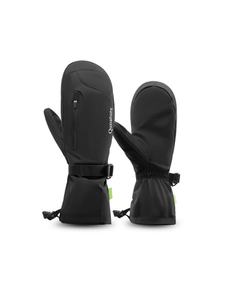 Rękawice narciarskie qunature full length rozmiar m - czarne