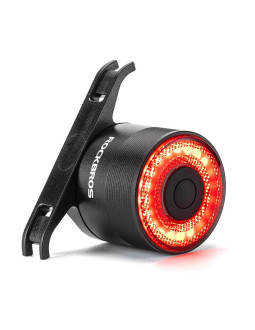 Lampka rowerowa rockbros q3 tylna z inteligentnym systemem stop - czarna