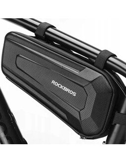 Torba rowerowa rockbros b67 wodoodporna na ramę - czarna