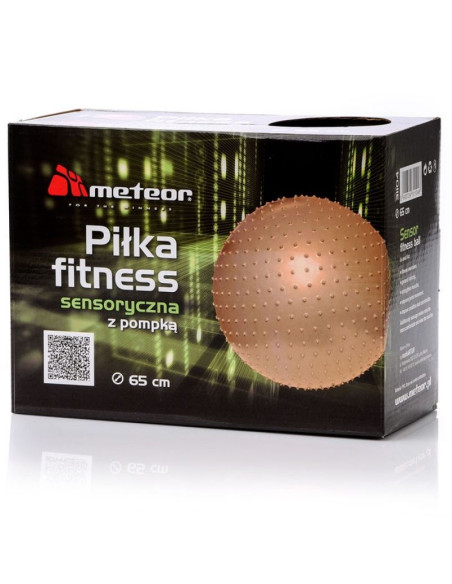 Piłka gimnastyczna do masażu meteor 65 cm