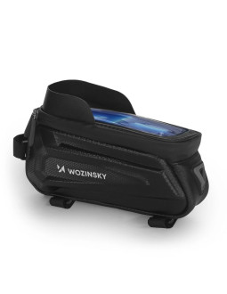 Wozinsky torba rowerowa na ramę z etui na telefon 1,7 l czarna (wbb28bk) 2