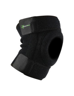Ochraniacz sportowy rockbros lf1106l na rzepkę i staw kolanowy rozmiar l - czarny