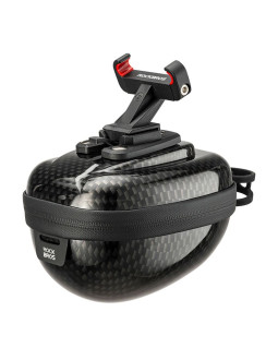 Torba podsiodłowa rockbros sztywna, hard shell, kompaktowa, pojemność 0,4l - wzór carbon