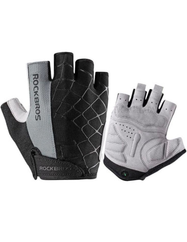 Rękawiczki rowerowe rockbros s109gr rozmiar s - szare