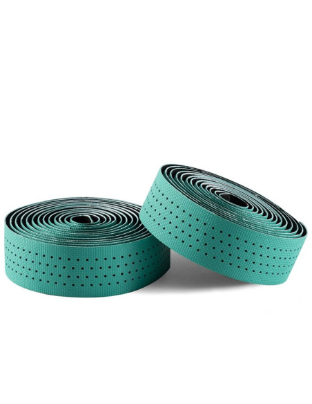 Owijka rockbros na kierownicę silikonowa perforowana - zielona