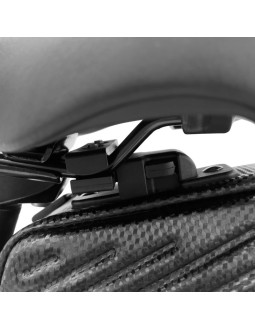 Wozinsky torba rowerowa pod siodełko wodoodporna 1,5 l czarna (wbb27bk) 2