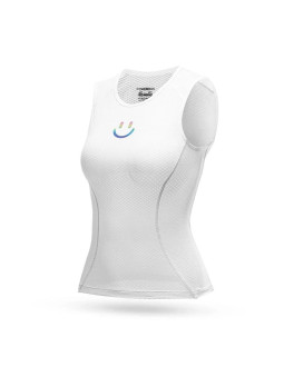 Potówka rowerowa rockbros ydbx001 damska szybkoschnąca koszulka bez rękawów xl / xxl - biała