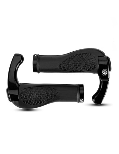 Zestaw uchwytów rowerowych rockbros bt1007b z rogami - czarny